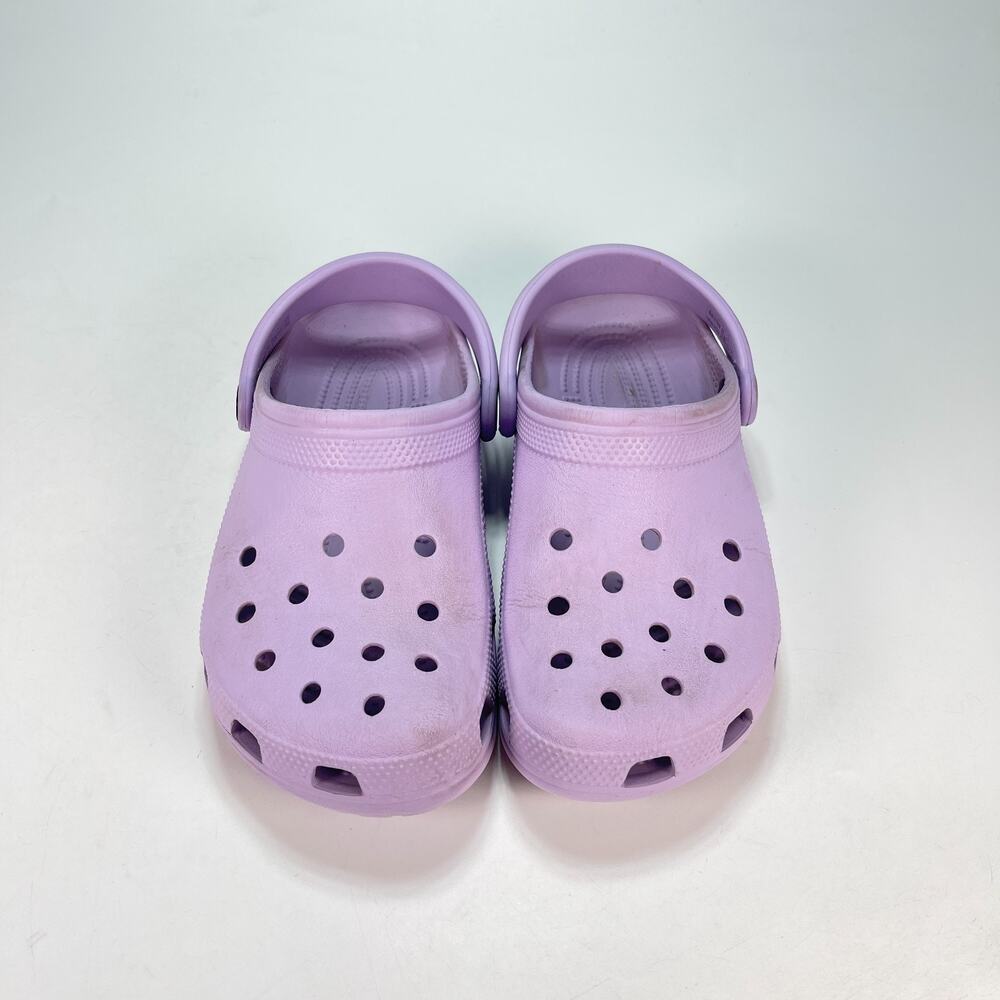 Crocs Classic Clog Lavender Comfort Casual Slip On Shoes 10001 Women's Size 7 - Picture 3 of 9